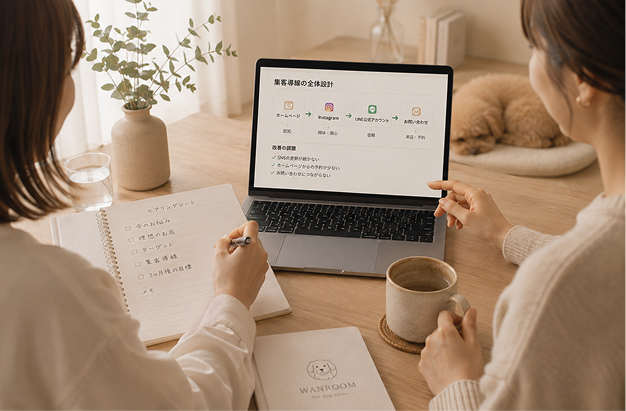 答えを押し付けない、伴走型サポート